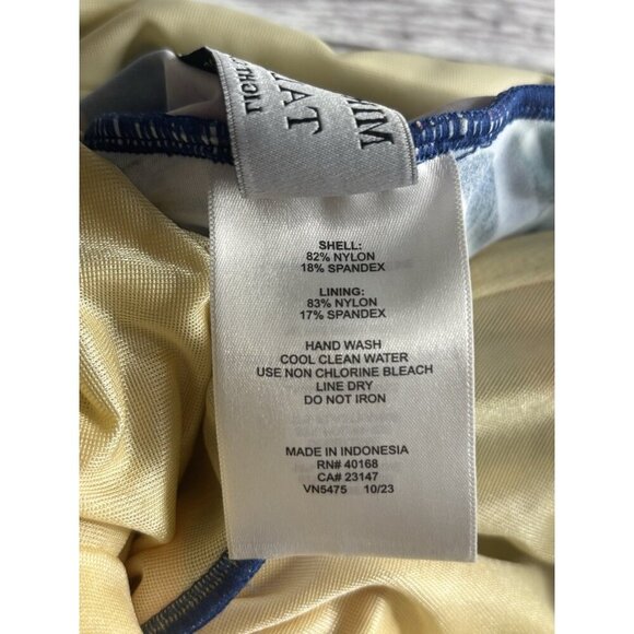 Miraclesuit x Talbots Sanibel Tankini Tropical Floral Women's Size 12 TOP - Picture 5 of 7